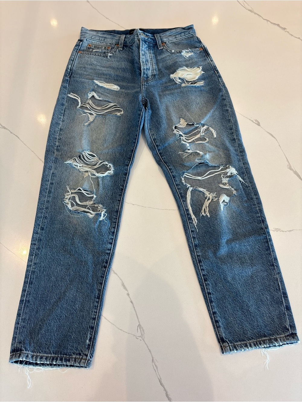 Lucky Brand Distressed Blue Jeans